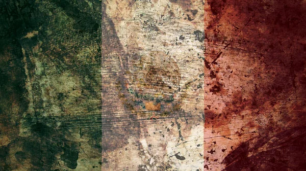 Mycket Grungy mexikanska flaggan, Mexiko Grunge bakgrund textur — Stockfoto