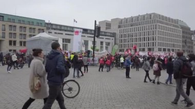 Gösteri Alman Sendikalar Verdi, Gew, GSYİH, Berlin, Almanya