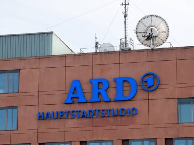 Hauptstadtstudio 'da ard symbol, Berlin 'de Capital Studio Için Almanca, Almanya