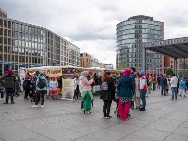 Sikh Celebrating Turban Day At Potsdamer Platz In Berlin, Germany