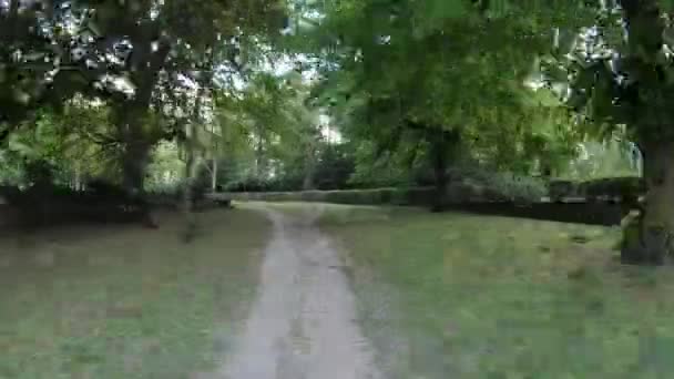 Timelapse-wandeling in Kleistpark Park in Berlijn — Stockvideo