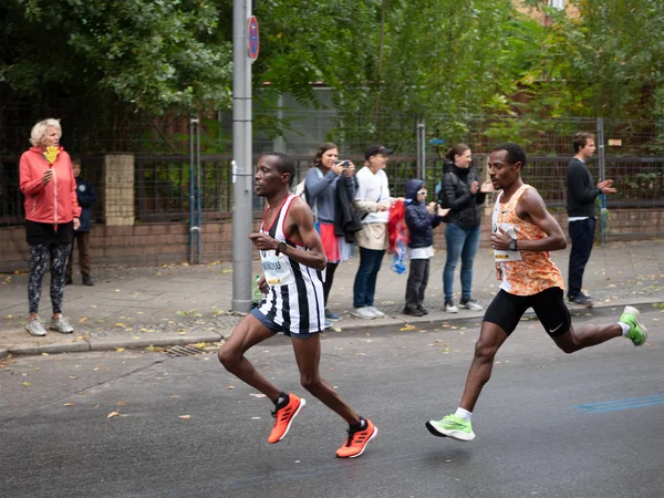 Ganadora Kenenisa Bekele en la Maratón de Berlín 2019 En Berlín, Alemania —  Fotos de Stock