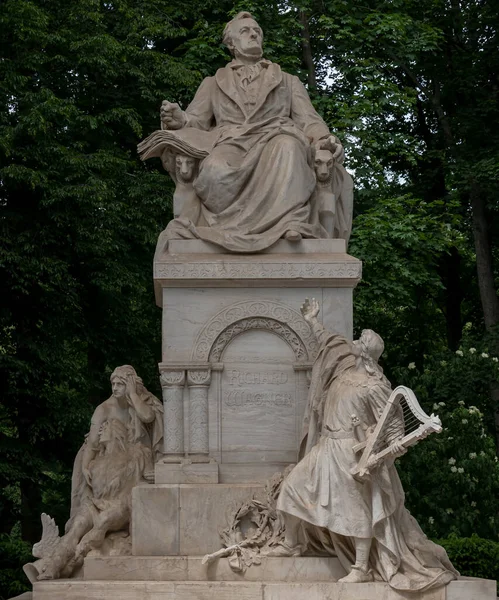 Richard Wagner Anıtı, Berlin, Almanya 'da Tiergarten' de yer alan Anıt — Stok fotoğraf