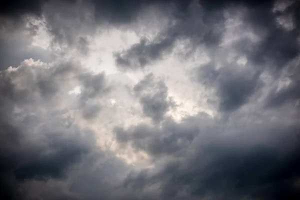 Stormy Clouds Summer Evening Rainy Sky Storm — Stock Photo, Image