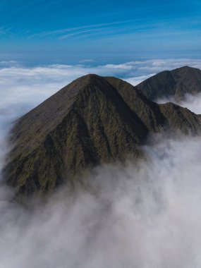 Aerial view of Carrauntoohil clipart