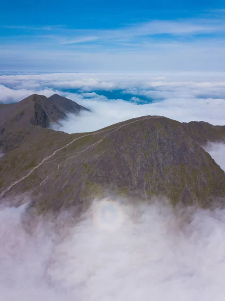 Vista aérea de Carrauntoohil — Fotografia de Stock