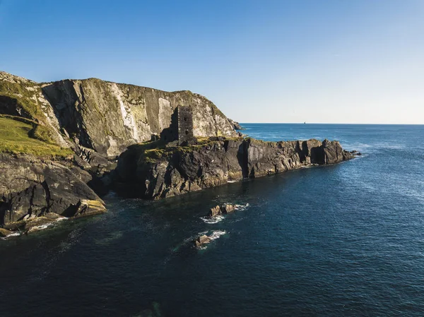在爱尔兰海岛上的城堡 — 图库照片