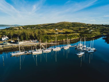 Bere Adası dron tarafından. Havadan görünümü