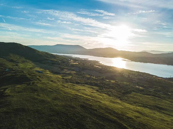 Ilha de Bere por drone. Vista aérea — Fotografia de Stock