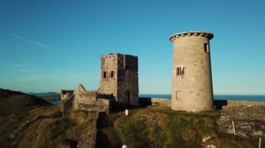 Eski deniz feneri Cape açık Island havadan görünümü