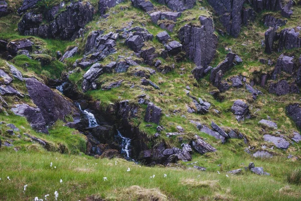 Ορεινή περιοχή κοντά στο όρος Carrauntoohil. Στο πρωί — Φωτογραφία Αρχείου