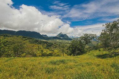 Panoramic view of Venice, Antioquia, and a view of Tusa Hill. Venice, Antioquia, Colombia.
