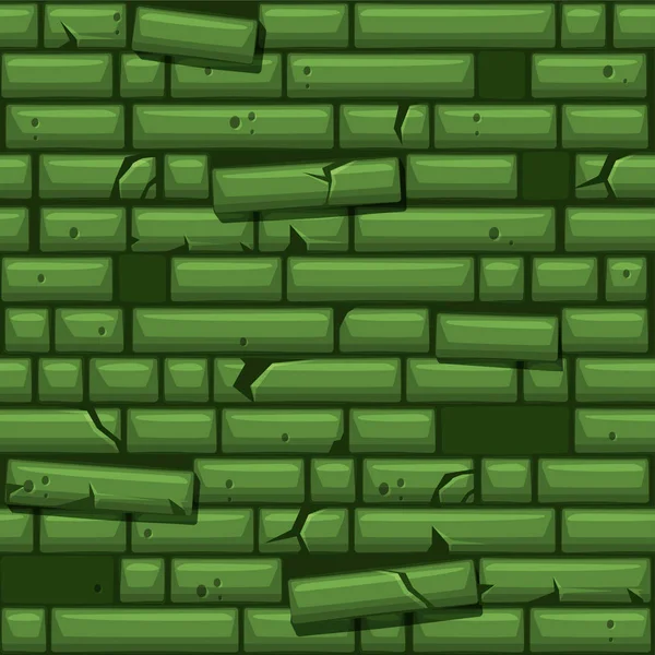 Nahtlose Textur Platzierung Grüner Alter Steinmauer — Stockfoto