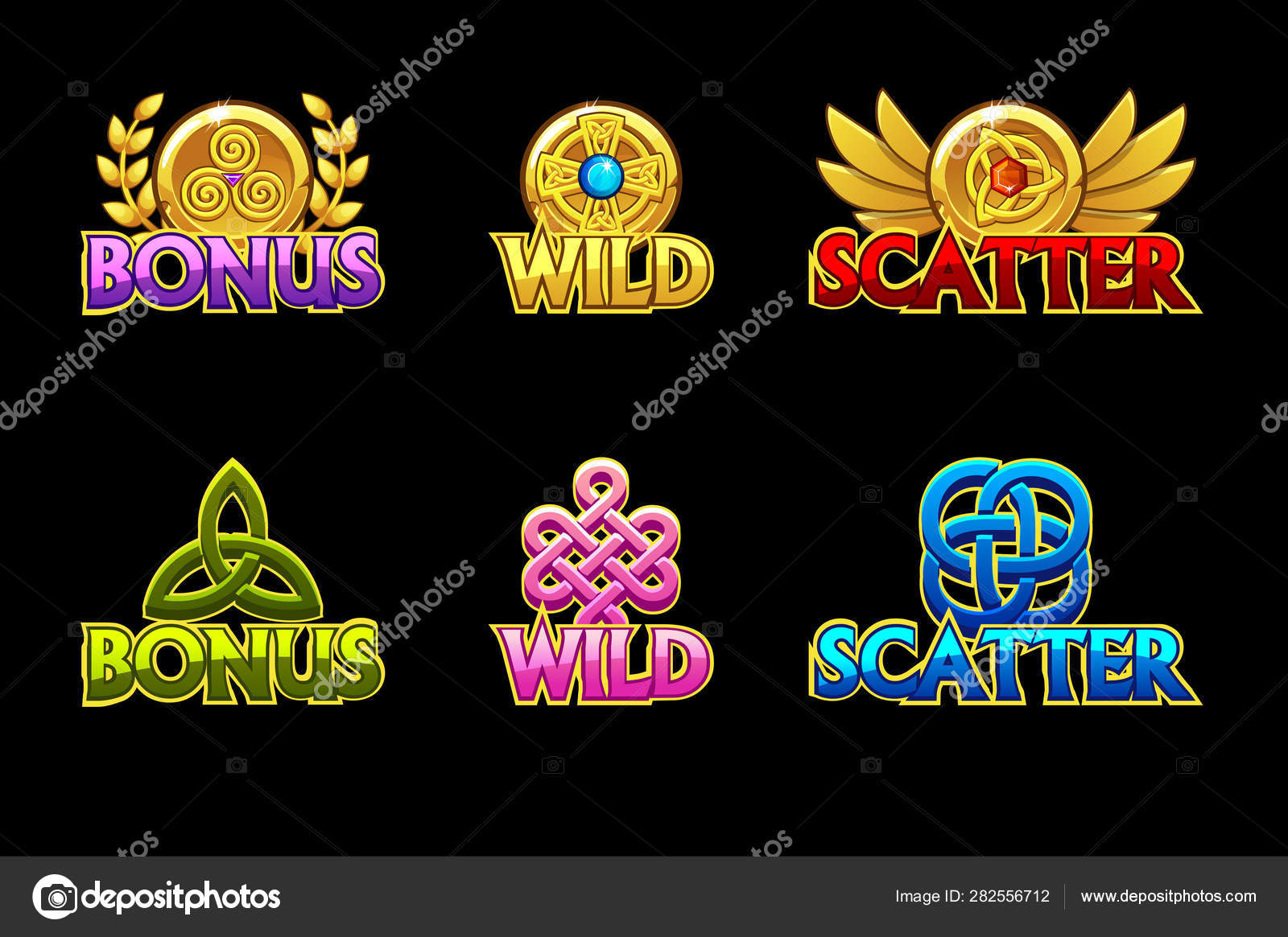 Wilds y scatters animados
