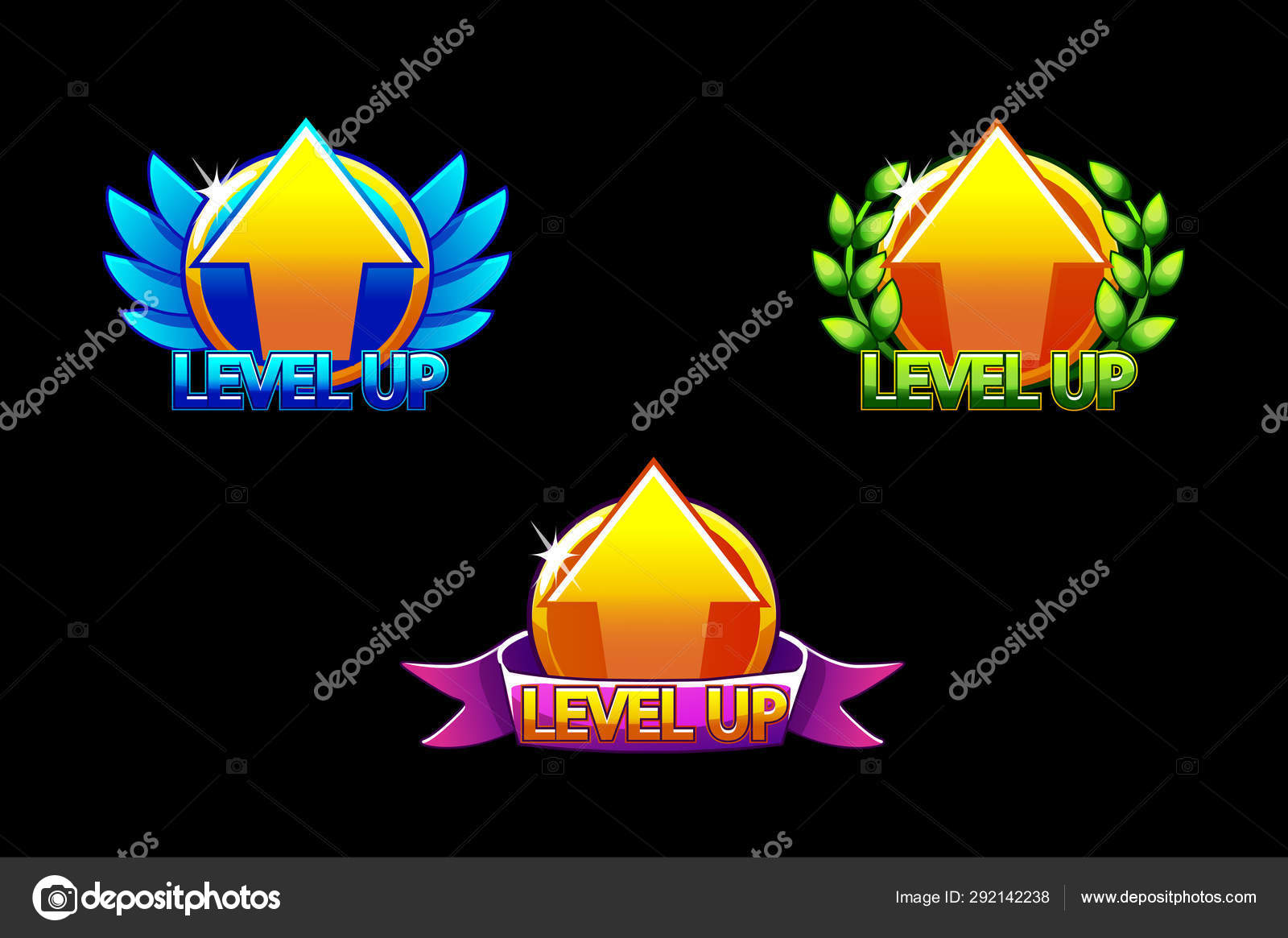 Game Icon Bonus. Level Up Icon, New Leve Grafica di DG-Studio · Creative  Fabrica