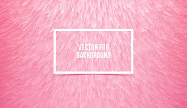 Abstracte Roze Harige Achtergrond Imitatie Synthetisch Bont Vector Textuur — Stockvector