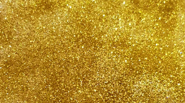 Vektor Gold Glitzerhintergrund Kleine Goldene Quadrate Pixelstil — Stockvektor