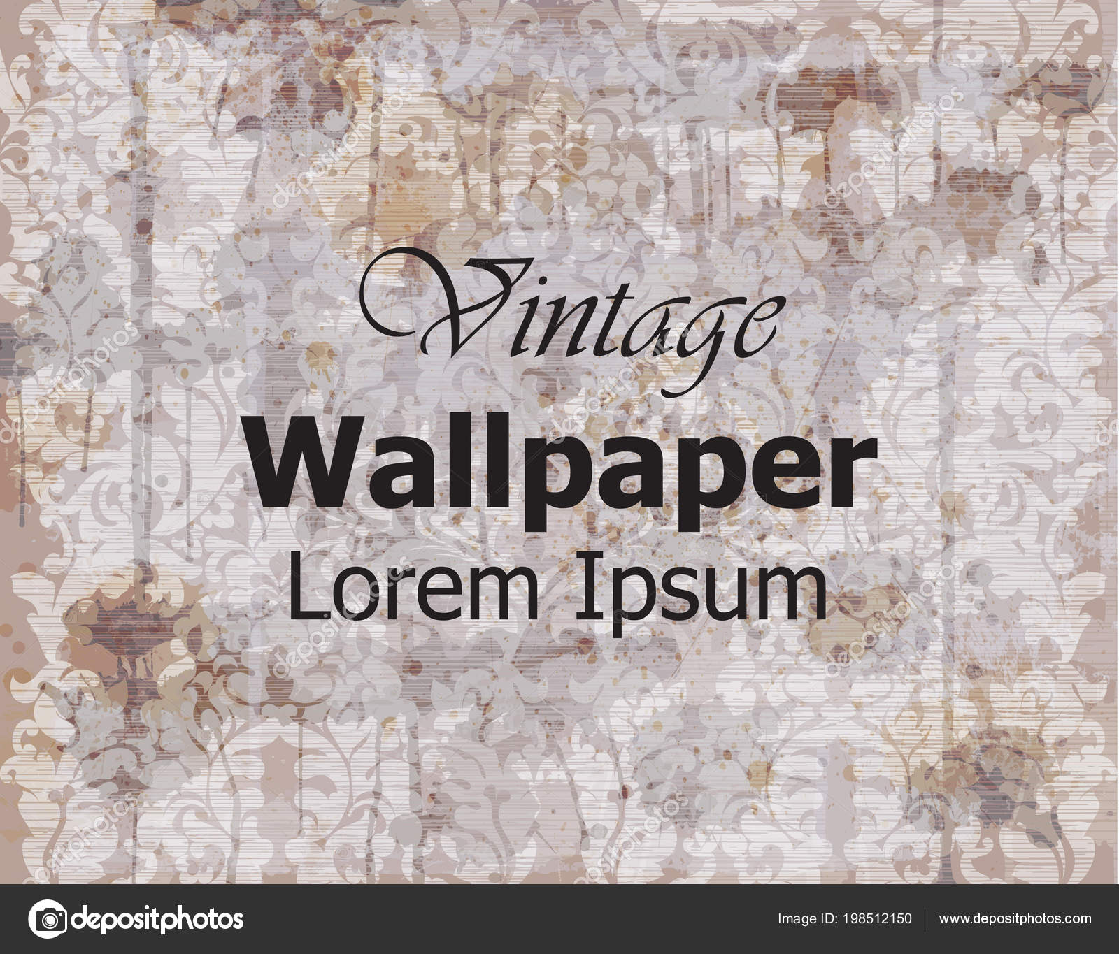 Vintage wallpaper Vector. Royal ornament. Elegant pattern texture. Old