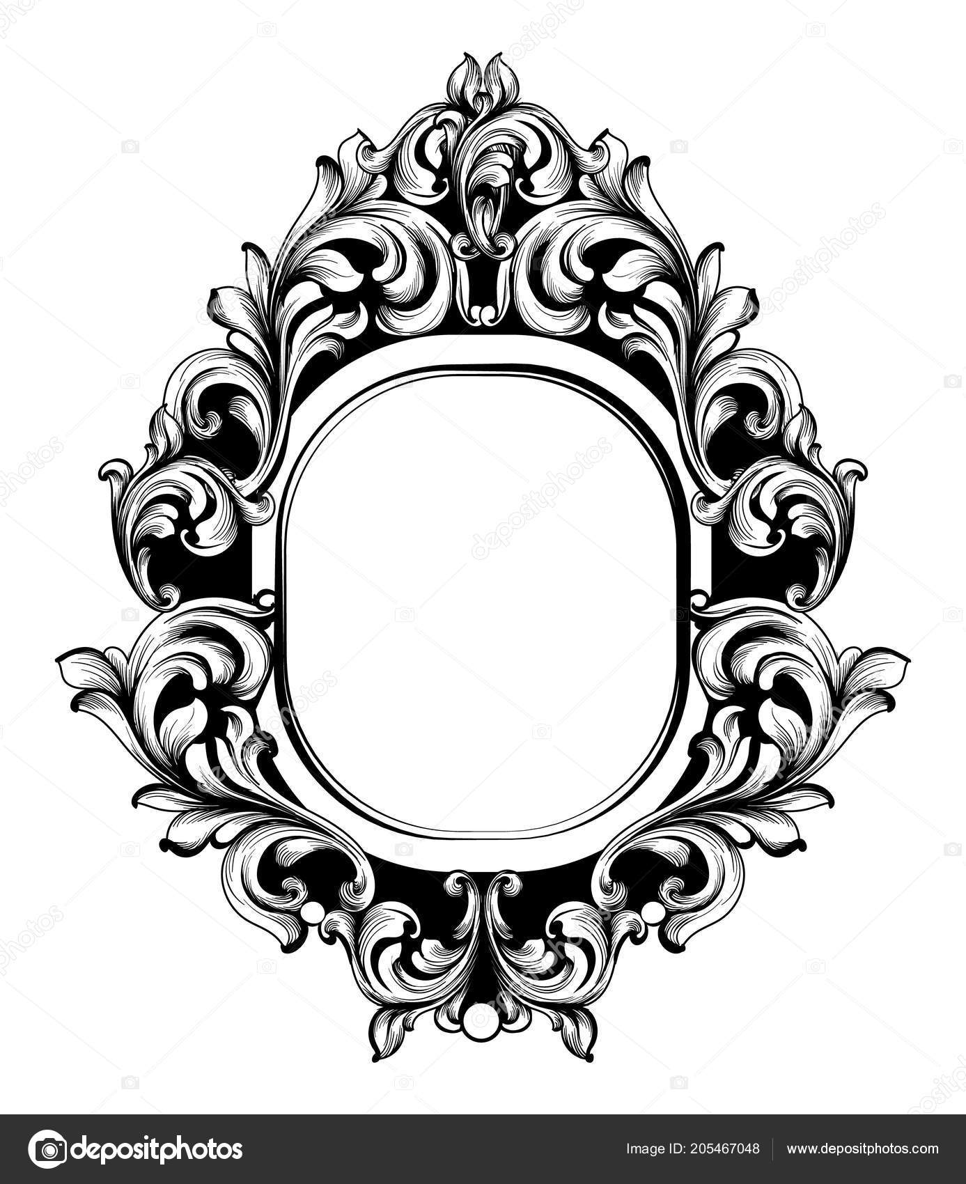 Victorian Mirror Drawing