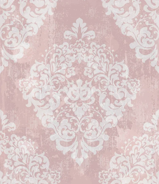 Vintage barocke Mustervektoren. schöne Ornamente Dekor. königlicher Luxus Textur Hintergründe. rosa Farben — Stockvektor