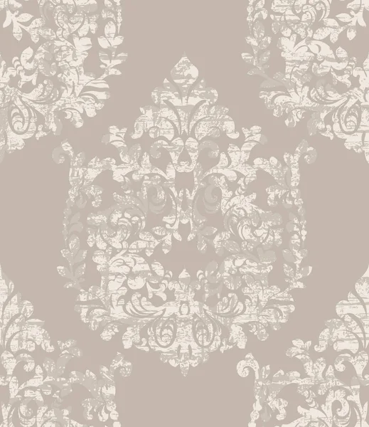 Padrão de ornamento Damasco Vector. Decoração real. Contexto imperial. texturas de cor na moda — Vetor de Stock