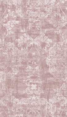 Vintage damasko Barok süsleme desen vektör dikey. Kraliyet dekor. İmparatorluk arka plan. Son moda renk dokular