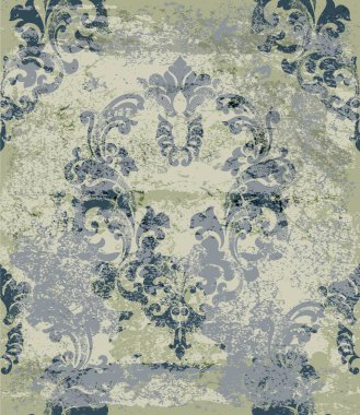 Lüks desen vektör süslü. Kraliyet lüks doku çiçek dekor. Çiçek dekorasyon intricated ayrıntıları. Pastel renkler