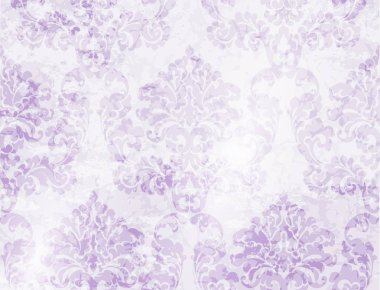 Vintage damasko vektör arka plan. Lüks süsleme arka plan dekorasyon. Grunge efektler