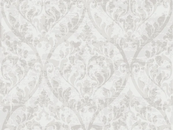 Vintage motif d'ornement baroque vectoriel. Texture royale victorienne. Fleur design décoratif vertical. Décors de couleurs tendance — Image vectorielle