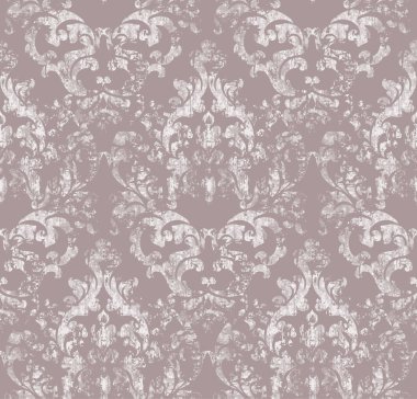 Vintage desen vektör süslü. Eski stil Victoria güzelleşmek doku. Grunge dekoratif tasarım. Işık renkleri