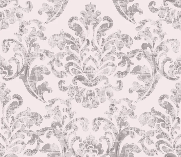 Vintage Barock verzierten Hintergrund Vektor. königlicher Luxus. elegantes Dekordesign im alten Grunge-Stil. Pastellfarben — Stockvektor