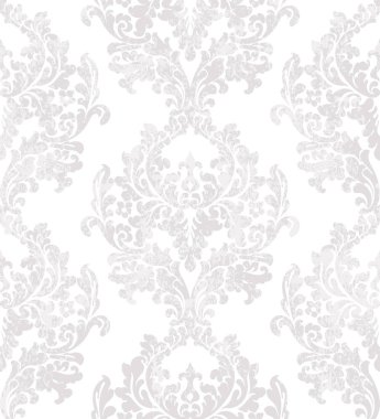 Barok doku deseninin vektör. Çiçek süsleme dekorasyon. Victorian retro tasarım kazınmış. Vintage kumaş dekorlar. Lüks kumaşlar