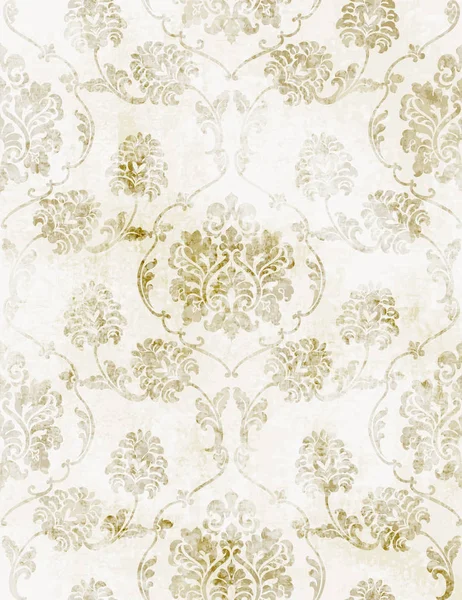 Texture baroque royale motif vectoriel. Décoration ornementale florale. Design rétro gravé victorien. Décors vintage en tissu grunge. Tissus de luxe — Image vectorielle