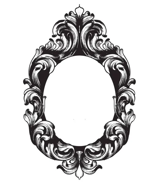 Ročník. Klasické ryté ornamenty. Královské styly — Stockový vektor