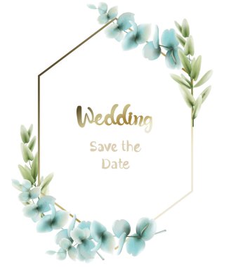 Yeşil boho kartı Vektör suluboya bırakır. Yaz turu ve dikey botanik selamlar. Zarif botanik posterleri