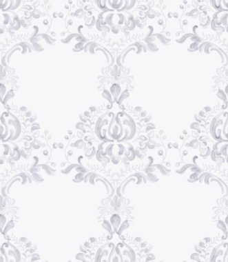 Klasik zarif süs desen suluboya vektör. Lavanta hassas renk dokular