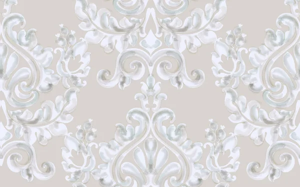 Rococo texture pattern — Stock Vector