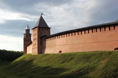      Şafakta antik taş castle