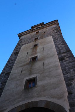 Rothenburg ob der Tauber, Baviera, Almanya, Grimm Kardeşler masallarındaki klasik köy.