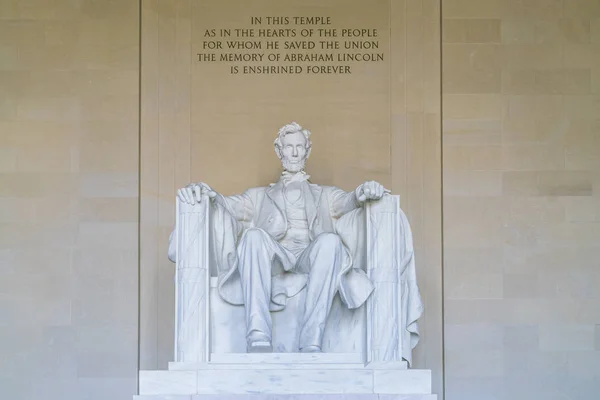 Monumento Lincoln National Mall Washington — Foto de Stock