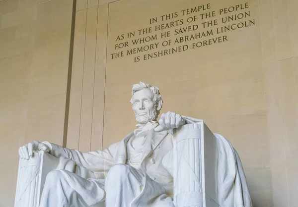 Monumento Lincoln National Mall Washington — Foto de Stock