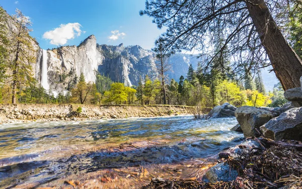 Yosemite National Park Fall River Foreground California Usa — Stock Photo, Image