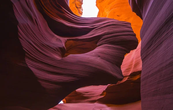 Beautiful Sandstone Formations Upper Antelope Canyon Page Arizona Usa — Stock Photo, Image