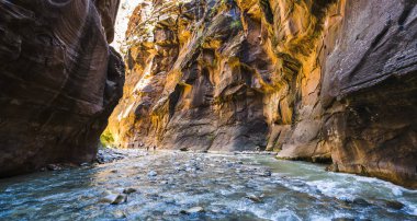 Zion Ulusal Parkı, Utah, U.S.06 / 02 / 16: Zion Ulusal Parkı, Utah, ABD.
