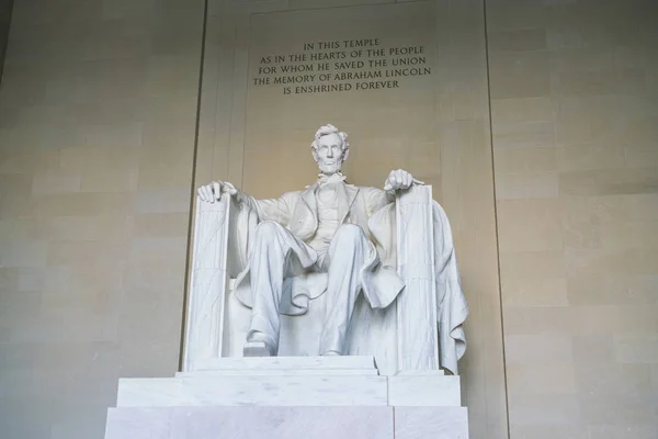 Monumento Lincoln National Mall Washington — Foto de Stock