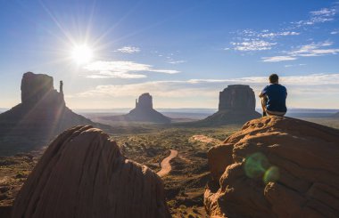 Anıt vadisi, Navajo, Arizona, ABD. 07-10-16: Güzel Anıt Vadisi.