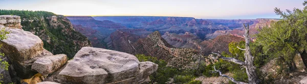 Grand Canyon Arizona Verenigde Staten Panoramisch Uitzicht Grand Canyon Bij — Stockfoto