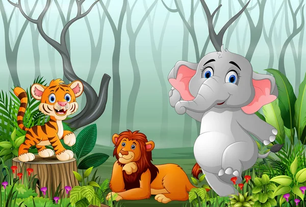 Scene De Jungle Joyeux Animaux Vector Grafico Vectorial Imagenes De Scene De Jungle Joyeux Animaux Vectoriales De Stock Depositphotos Scene De Jungle Joyeux Animaux Vector Grafico Vectorial Imagenes De Scene De Jungle Joyeux Animaux Vectoriales De Stock Depositphotos