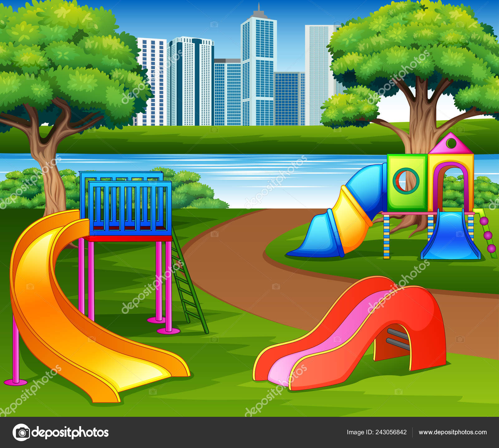 รวมกัน 96+ ภาพพื้นหลัง park สวน สาธารณะ การ์ตูน คมชัด