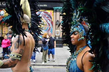 Londra/İngiltere. Notting Hill karnaval 08.27.2018